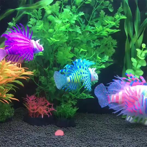 S Adorno Para Acuario Con Forma De Pez León