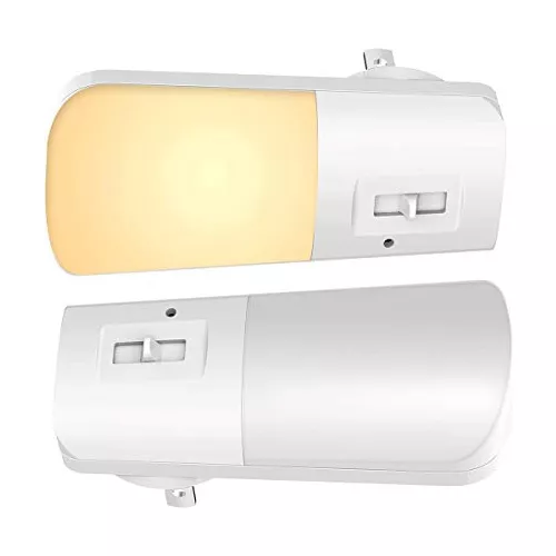 Luz Nocturna Ajustable Led Enchufe, Sensor De Anochecer