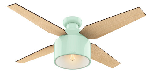 Ventilador Techo Cranbrook 52 Pulgadas Menta Cuatro Aspas 1.321 M 60 Menta Nogal Medio Siglo / Roble Rubio Mdf 4