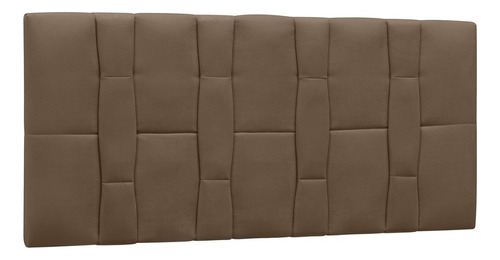 Cabeceira Painel Cama Box Casal Queen 160cm Carla Suede Marr Cor Nude