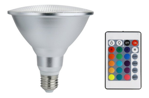 Par38 - Bombilla Led De Colores, Rgb + Blanco Fro E27 De 45 