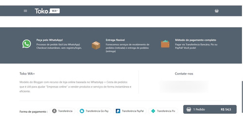 Template Loja Virtual No Blogger Completo