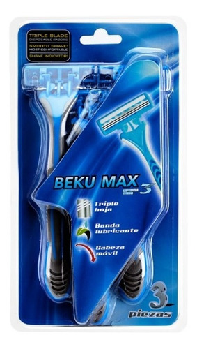 Afeitadora Desechable ,mujer Y Hombre Beku Max