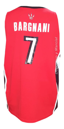 Camiseta Nba Toronto Raptors Bargnani 7 Basquet Oficial Cuot
