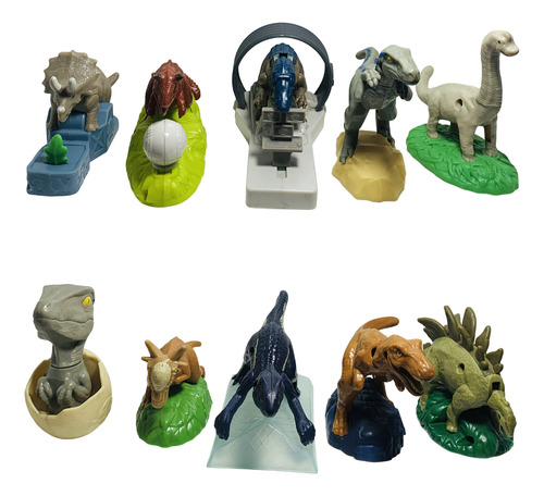 Jurassic World Mcdonalds 2018 Colección Completa (Usado)