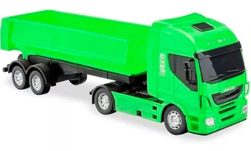 Caminhão De Brinquedo Iveco Com Caçamba Basculante HI-WAY Cor Sortida