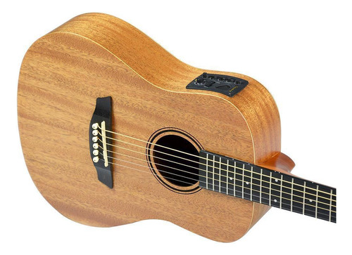 Violão Strinberg Mini Folk Elétrico Fs2b Aço Mahogany Satin