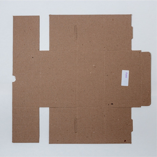 Imagen 3 de 4 de 50 Cajas De Carton Microcorrugado Kraft 16x11x8 Cms 19006