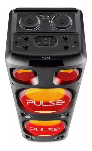 Parlante Torre Doble 12'' 2200w Pulse Sp500 / Qualify Color Negro