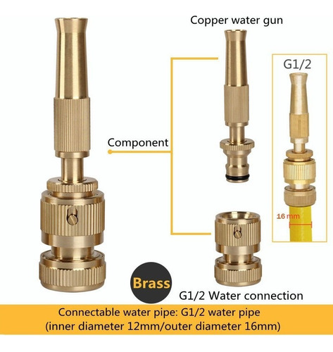 Práctico Conector De Manguera De Pulverización De Alta