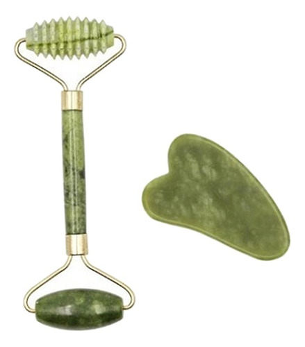 Rodillo De Jade Y Agua Sha Rodillo Facial Belleza Facial Si