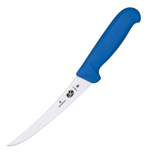 Cuchillo Deshuesador Curvo Victorinox® Fibrox Colores, 15cm Color Azul