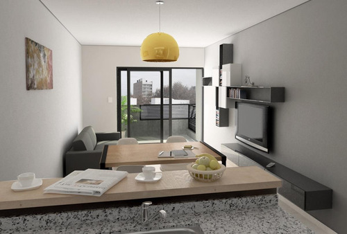 Venta Departamento Monoambiente Frente - 7mo Piso U01 - Rosario República De La Sexta