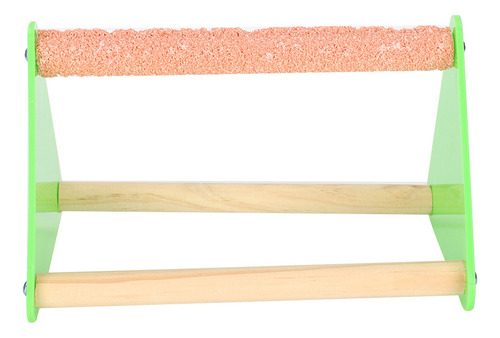 T Suporte Triangular De Madeira Perch Grind Arenaceous Bar