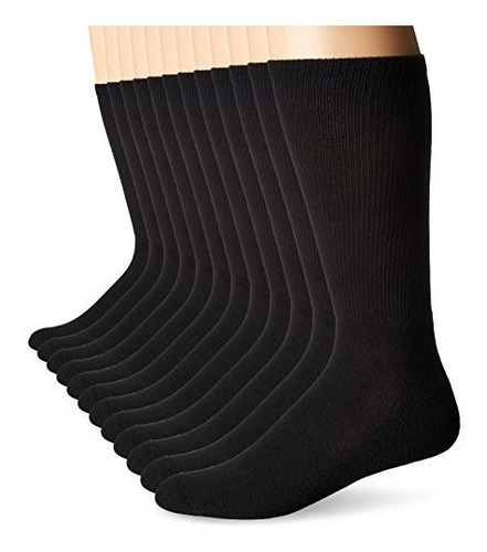 Hanes Mens Big Y Tall Active Cool 12pack Crew Socks