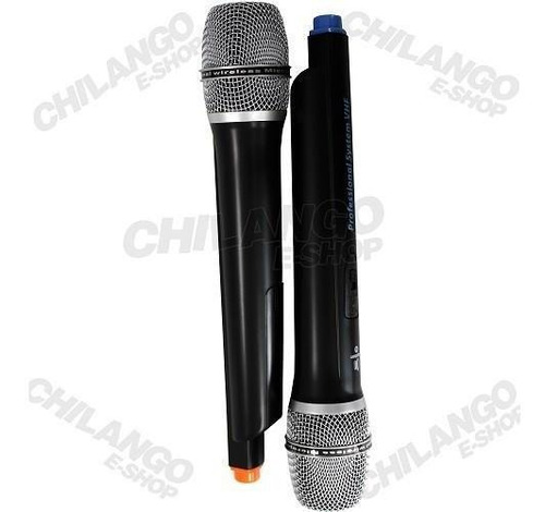 Imagen 2 de 3 de Par Microfonos Inalambricos Alta Calidad Cable Y Estuche Vhf