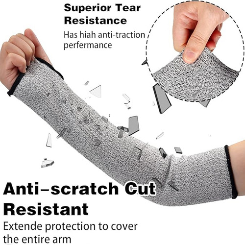 Proteção De Braço Ou Mão Anti-corte Aqui Kit Com 2 Unidades