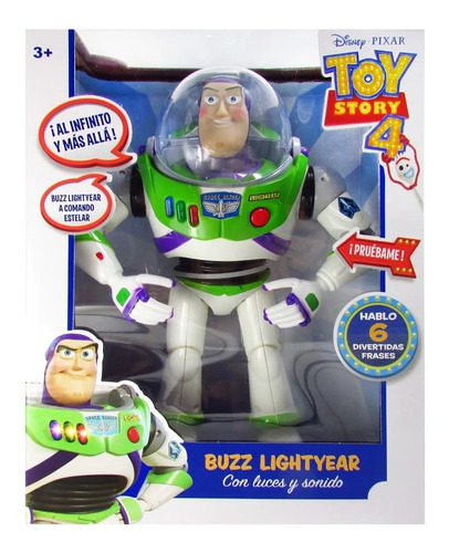 Buzz Lightyear Luces Y Sonido Nuevo Y Original 30 Cm Alto