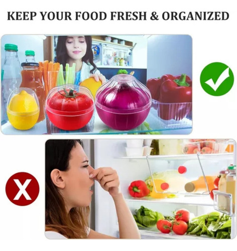 - Recipientes Para Guardar Verduras Y Frutas 4 Piezas
