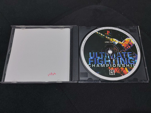 Ultimate Fighting Championship Patch Prensado Prata Ps1 Ufc
