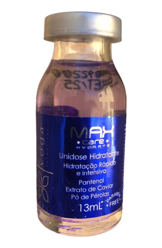 Ampola Hidratante Max Care Hydrate Voga 13 Ml