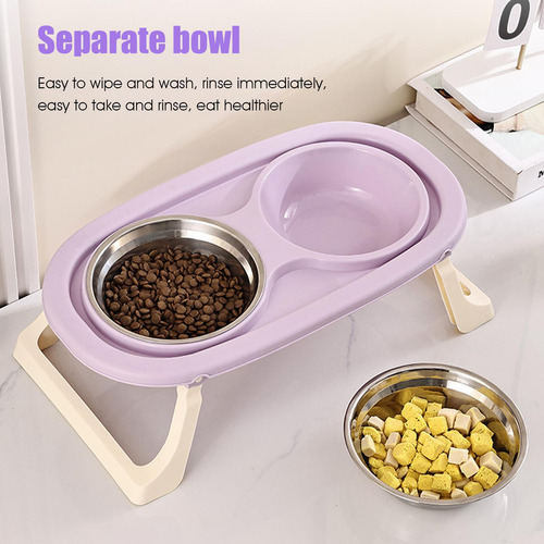 Cuenco De Agua Y Comida Para Gatos Cuenco Doble Para Gatos P