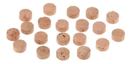 8 Almohadilla De Goma Del Corcho De La Válvula De Madera