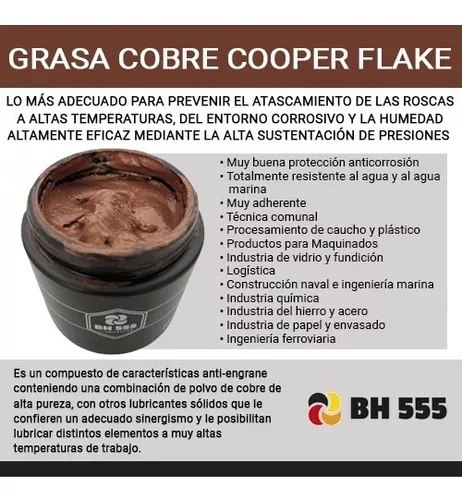 Grasa Antigripante Cobre Copper Flake M-358 Bh555 150gr