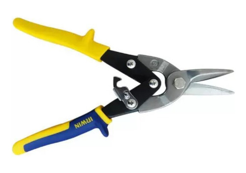 Irwin Tesoura P/ Chapa Tipo Aviacao Cabo Amarelo Corte Reto