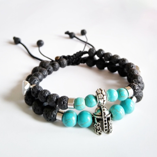 Imagen 5 de 5 de Pulseras Para Parejas, Enamorados Con Imán, Magnética,lava