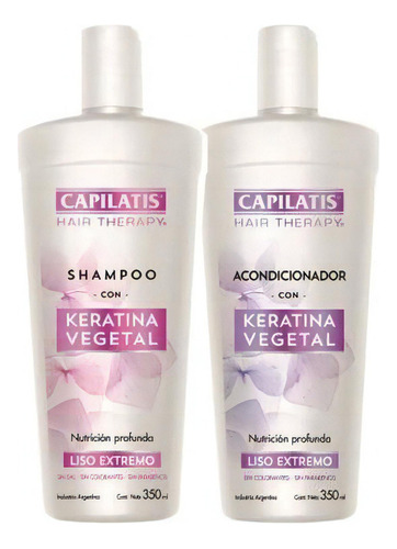  Capilatis Sh. Keratina Hair Therapy+ac. Pack [350+350ml