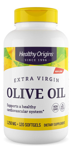 Healthy Origins Cpsulas Blandas De Aceite De Oliva Virgen Ex