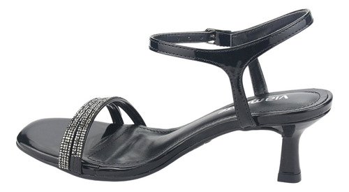 Sandalia Via Marte Mujer 23-18504 V Preto Casual