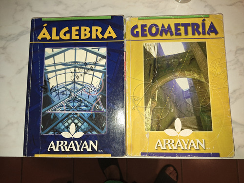 Pack Libros Álgebra Y Geometría Editorial Arrayán.