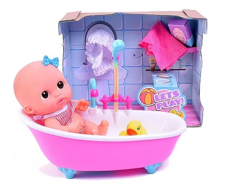 Baby born bañera con luz de juguete 