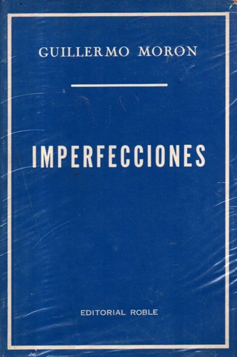 Imperfecciones Guillermo Moron 
