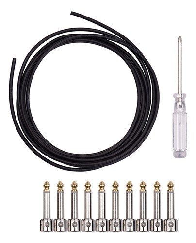 Kit De Cables Para Pedalera De Guitarra Diy Profesional Sin