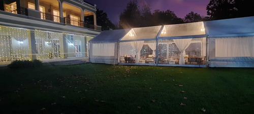 Imagen 2 de 10 de Alquiler Carpa Transparente, Cristal, Carpas Estructurales