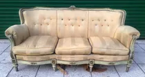 Comprar Sofá Sillón 3 Cuerpo Estilo Francés Luis Xvi Living Capitoné