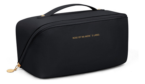 Cosmetiquera Neceser Estuches De Maquillaje Bolsa Viaje Color Negro