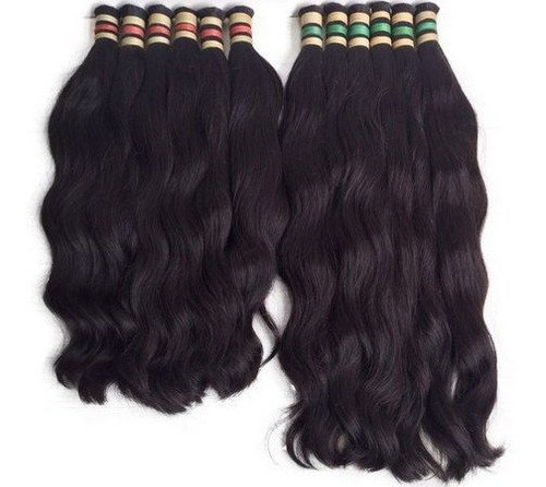Imagem 2 de 3 de Cabelo 1oo G 65 Cm Ondulado Barato