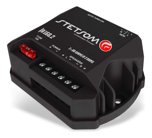 Amplificador Compacto Multi-canal 160w Rms Para Auto, Calida