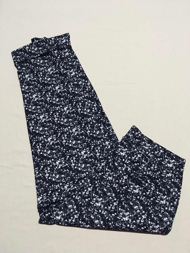 Pantalón Lululemon De Nylon Negro & Blanco Talla Chico #6