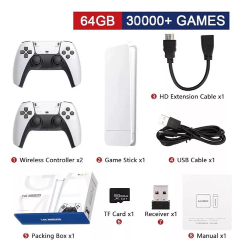 - Control De Juegos Ouranest, Consola Retro Dock V2