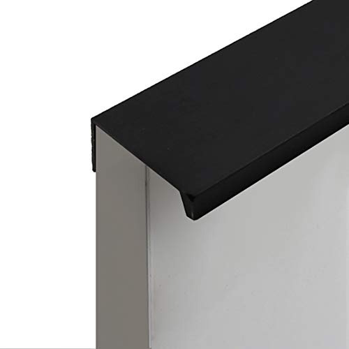 Tirador Oculto Para Puerta Cocina Aluminio 5.9 In 2 Unidade