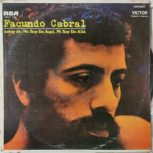 Disco Lp: Facundo Cabral- No Soy De Aquí,n