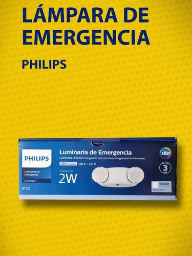 Lampara De Emergencia Led Philips