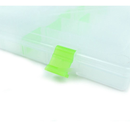 Estojo P/ Iscas Transparente C/ 24 Divisões - Cores