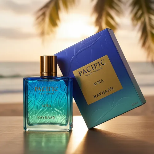 Perfume Rayhaan Pacific Aura Eau De Parfum 100ml Para Homens