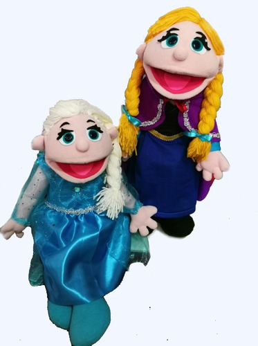 Títeres Frozen Elsa Y Anna